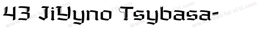 43 JiYyno Tsybasa字体转换